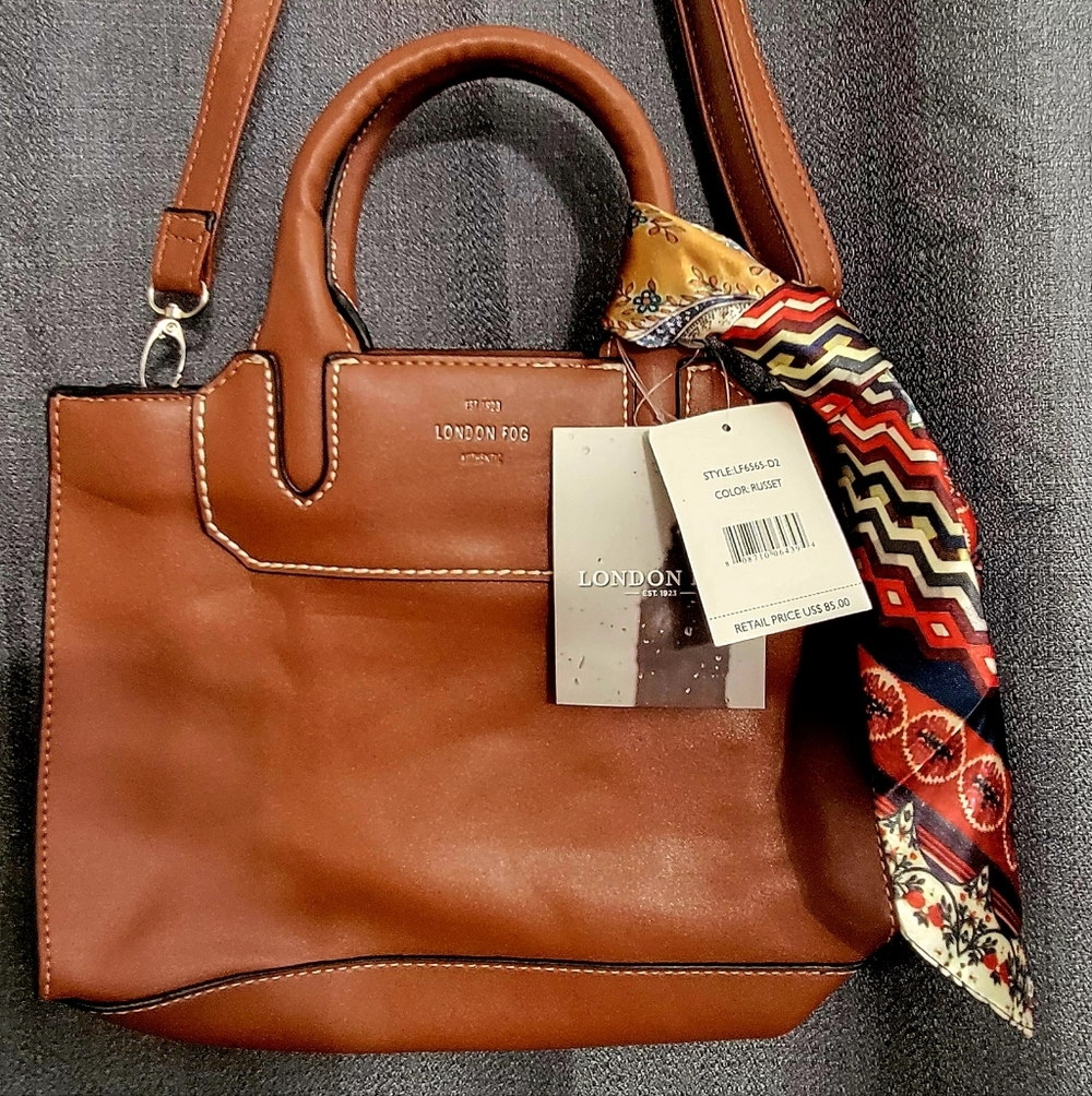 London Fog Brown Tote Bag
